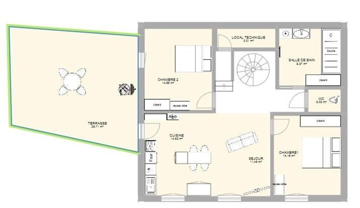 Les Tuileries De Lencieux Apartment ฌิกงดาส ภายนอก รูปภาพ